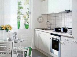 Кухня эконом класса для хрущевок белоснежная дешевая