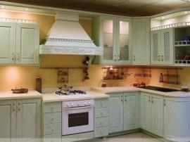 Модная качественная кухня в шпоне с эмалью Классика Арт