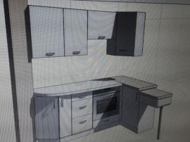 Проект мебели на кухню