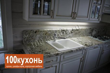 Красивая столешница из натурального гранита редкого цвета №10