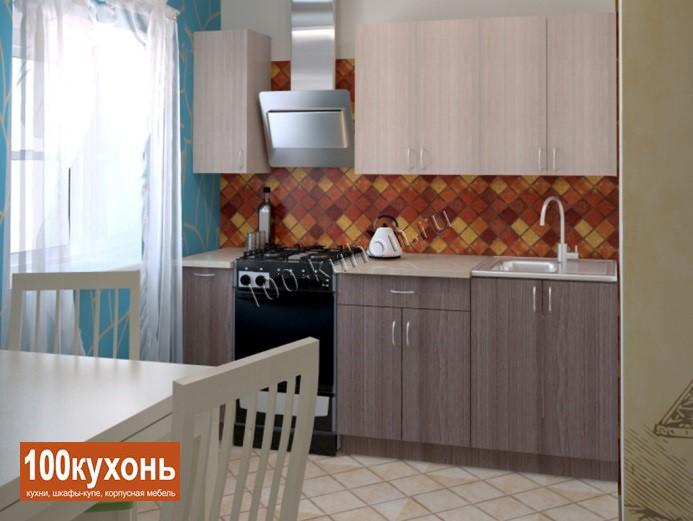 Эконом кухня с фасадами ЛДСП