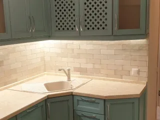 Зона сушки с решетками из массива