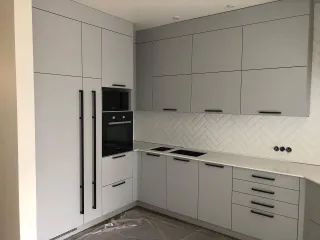 Кухня сложной формы на заказ вид 4